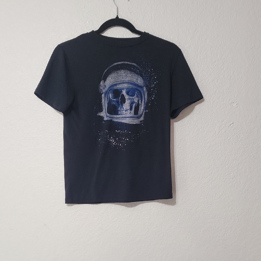 Kids Black Graphic T-Shirt
